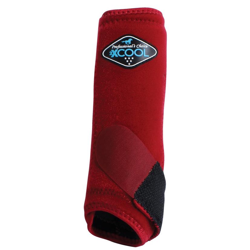 Professional Choice 2X Cool Sport Front Boots - 2Pack CRIMSON