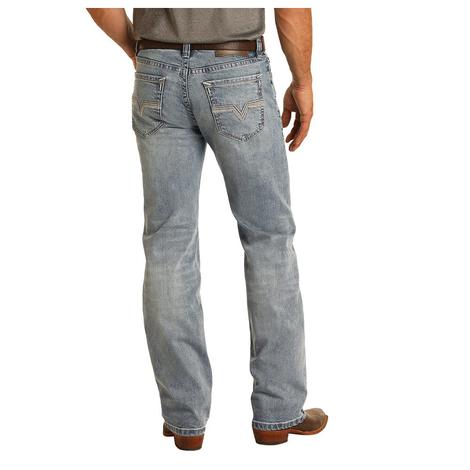 Rock and Roll Cowboy Double Barrel Straight Light Vintage Men's Jeans