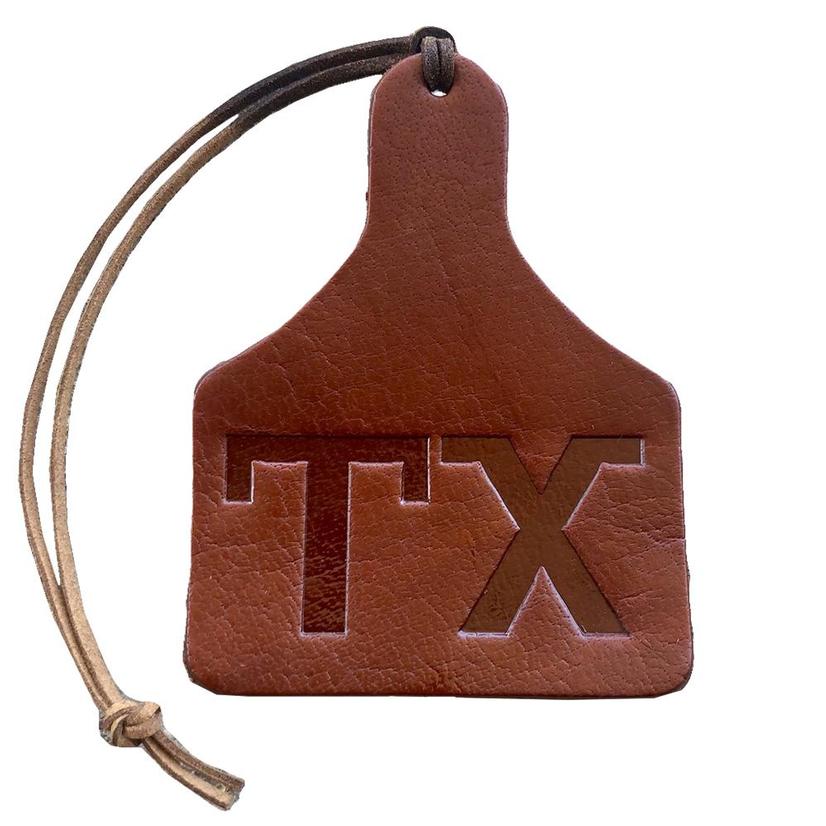  Leather Cow Tag Air Freshener - Leather