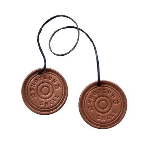 Double Barrell Shotgun Leather Air Fresheners - Butt Naked