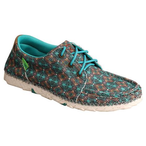Twisted X Zero-X Women's Shoes in Turquoise and Multicolored