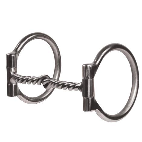 Professional Choice Equisential D-Ring Snaffle with Twisted Wire Bit
