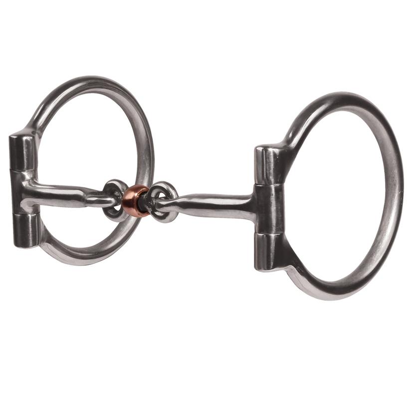  Professional Choice Equisential D- Ring Snaffle With Smooth Dogbone Bit