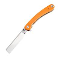 Artisan Cutlery Folding Cutter G10 Handle in Orange
