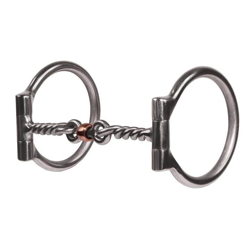  Professional Choice Equisential D- Ring Snaffle With Twisted Dogbone Bit