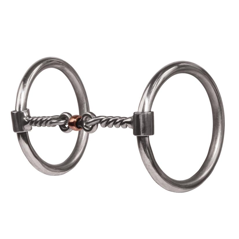  Professional Choice Equisential O- Ring Snaffle With Twisted Dogbone Bit