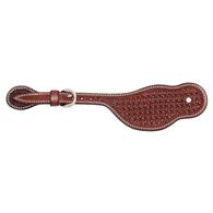 Cowboy Tack Rosewood Spider Buckaroo Youth Spur Straps