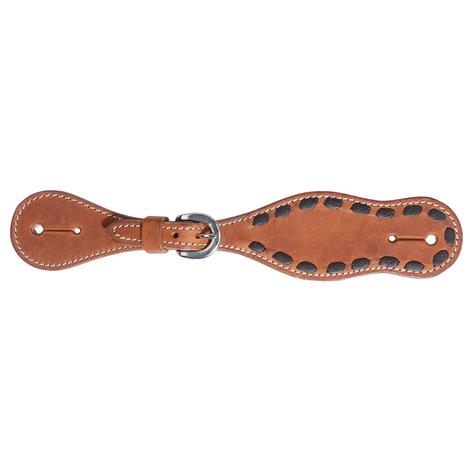 Weaver Leather Single Ply Spur Straps Adult Brown for sale online 