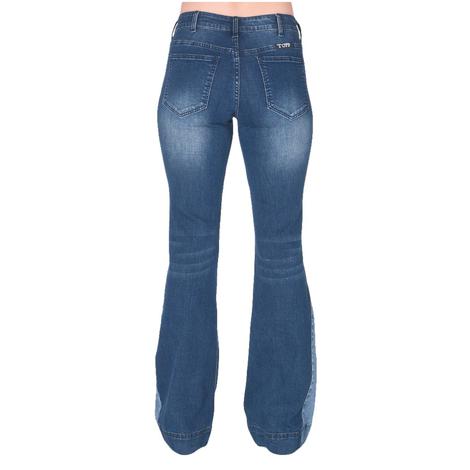 Cowgirl Tuff Funky Contrast Trouser Jeans