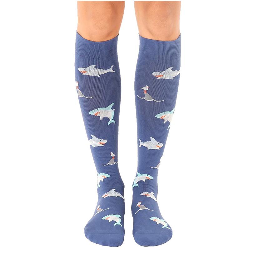  Shark Compression Socks By Living Royal