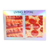 Pizza Knee High Socks by Living Royal 