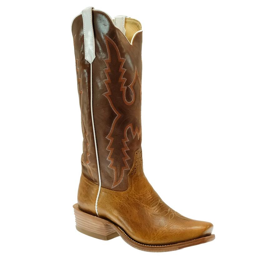  Rios Of Mercedes Tan Navajo Bison With Chile Double Face Grain Men's Boots