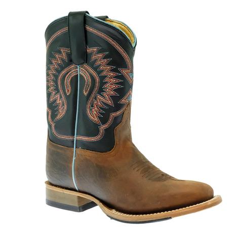 Horse Power Black Ranch Kid Boots