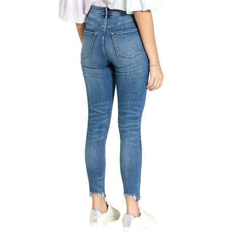 Dear John Denim Olivia High Rise Skinny with Fray Hem Women's Jeans