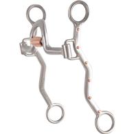 Classic Equine Ricky Green Setter with Roller Dot Shank Bit
