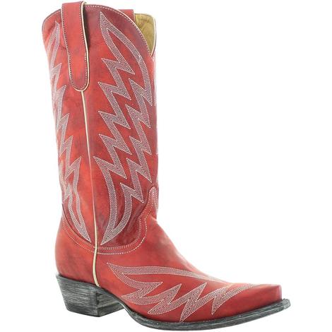 Old Gringo Yippee Ki Yay Red Uma Stitched Women's Boots