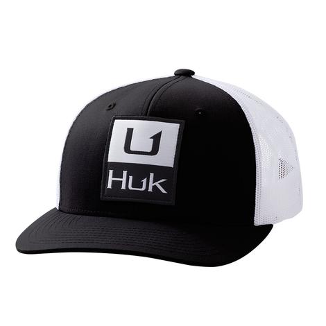 HUK Huk'd Up Lo Pro Solid Black Meshback Cap
