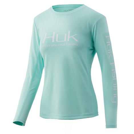 HUK Men's Waypoint Long Sleeve Performance T-Shirt 50 UPF 