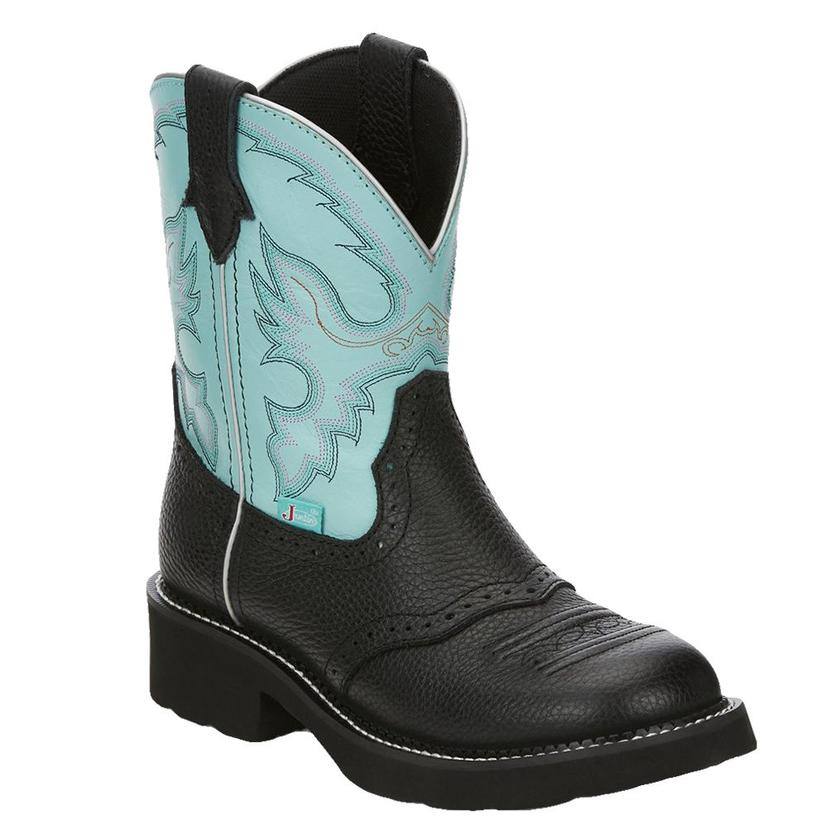  Justin Gypsy Black And Turquoise Women's Boots