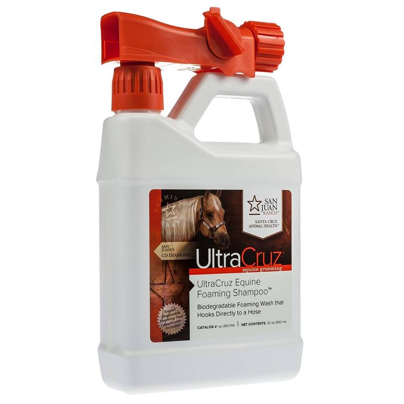  Ultracruz Equine Foaming Shampoo With Applicator 32oz