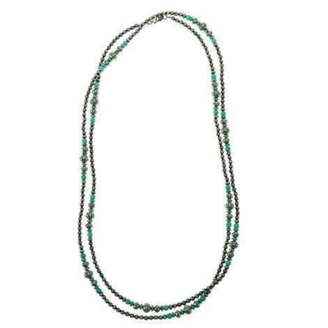 Turquoise Navajo Pearl Necklace