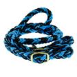 Mustang Cable Knotted Barrel Reins Assorted Colors TURQ/BLACK