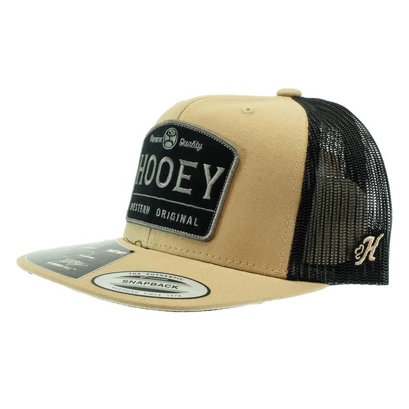  Hooey Trip Tan And Black Patch Meshback Cap