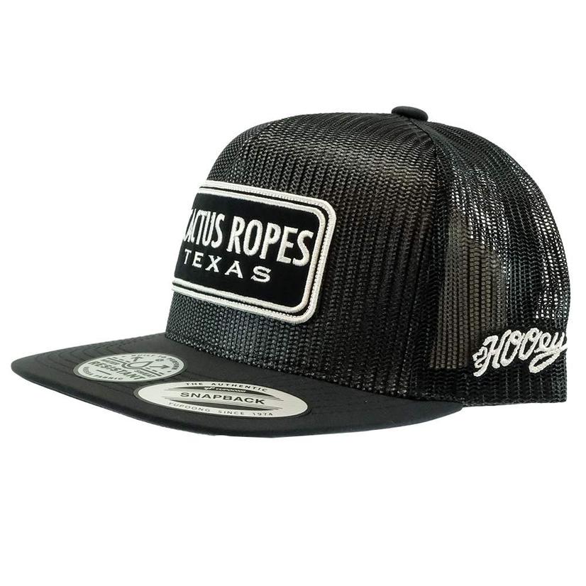  Cactus Ropes Black With Patch Meshback Cap