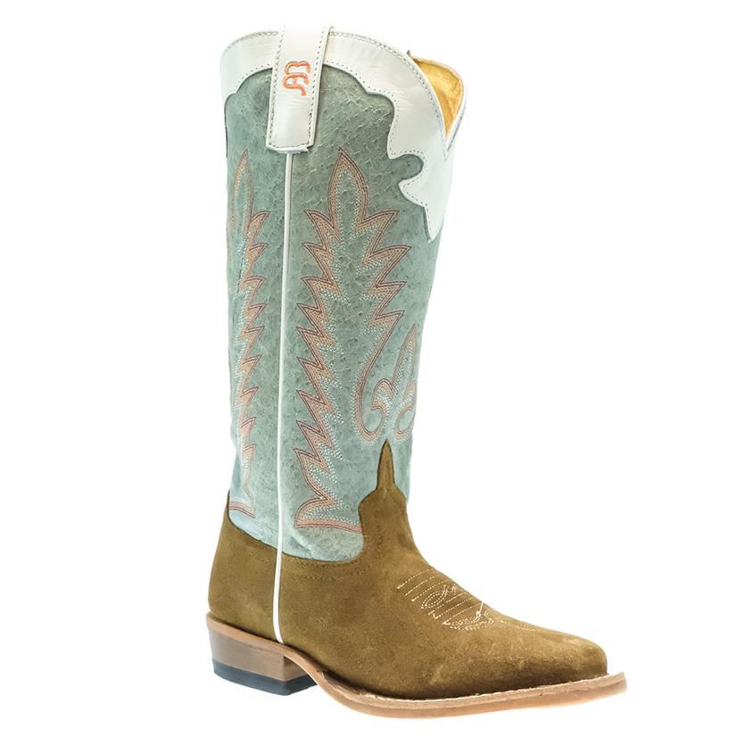  Anderson Bean Coyote Sand Sensation Turquoise Top Kid's Boots