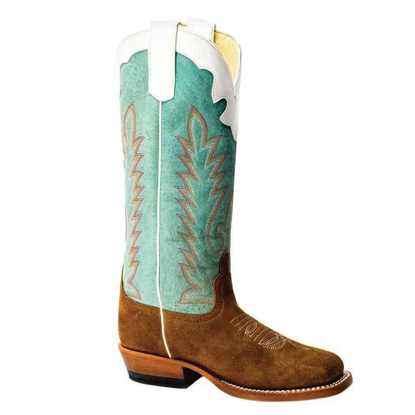  Anderson Bean Coyote Sand Sensation Turquoise Top Youth Boots