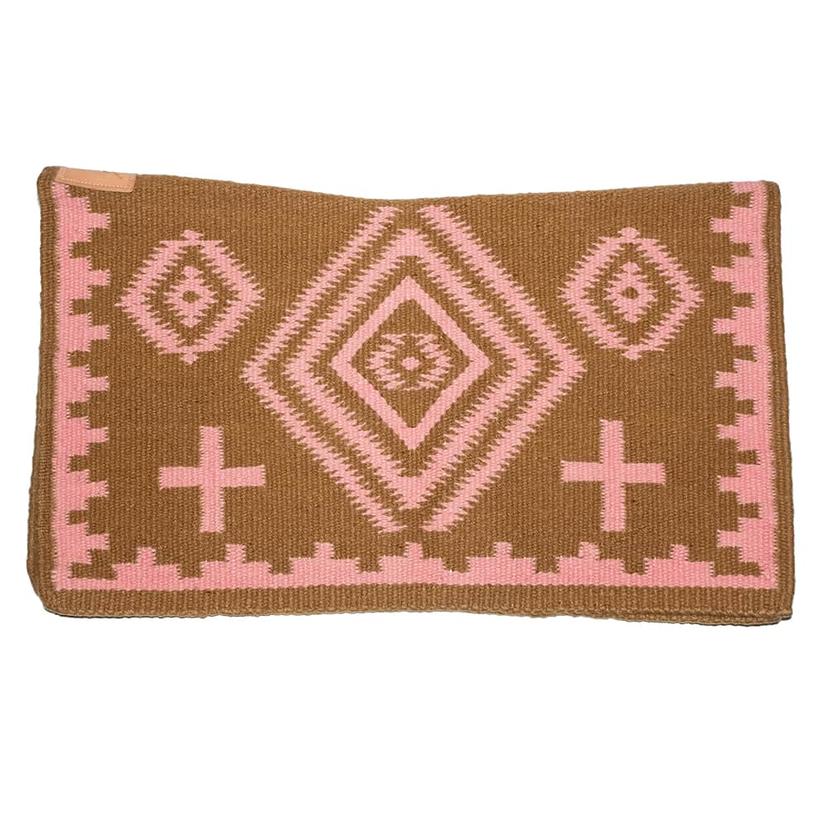 Cuttinup Show Blankets - The Nancy Contoured Show Blanket 34x40 BROWN/PINK