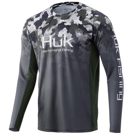 HUK Icon X Refraction Camo Fade Long Sleeve Men's Shirt