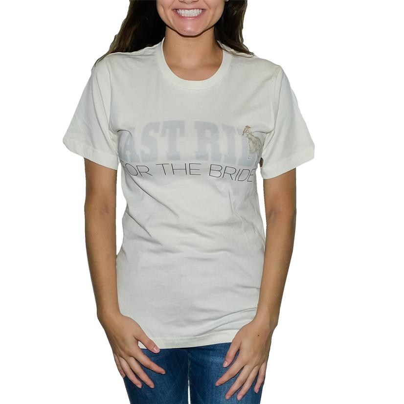  Gina's Tees Last Ride For The Bride Women's Tee