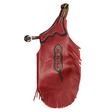 Leather Kid Chinks - Assorted Colors RED/DKBROWN