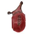Leather Toddler Chinks - Assorted Colors RED/DKBROWN