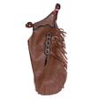 Leather Youth Chinks - Assorted Colors BROWN/BLK