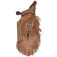 Leather Youth Chinks - Assorted Colors BROWN/DKBROWN