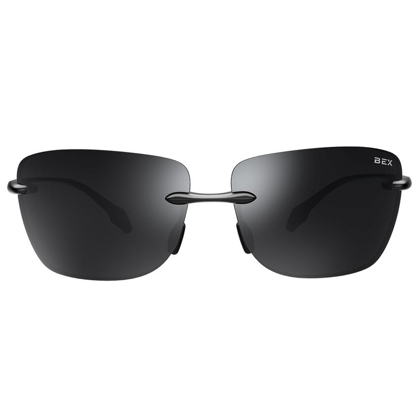  Bex Jaxyn Xl Black Grey Frame Sunglasses