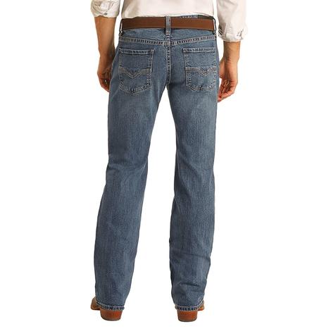 Rock & Roll Cowboy Pistol Straight Medium Vintage Men's Jeans