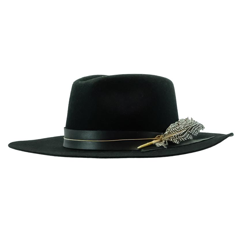  Shag & Gunn Midnight Cowboy Black Felt Hat