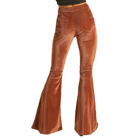Rock & Roll Rust Bell Bottom Women's Pants