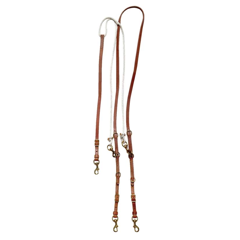  South Texas Tack German Martingale With Barrel Reins