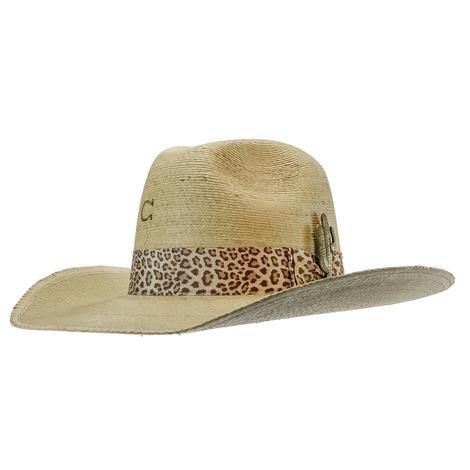 Charlie 1 Horse Wild Thing Burned Straw Hat