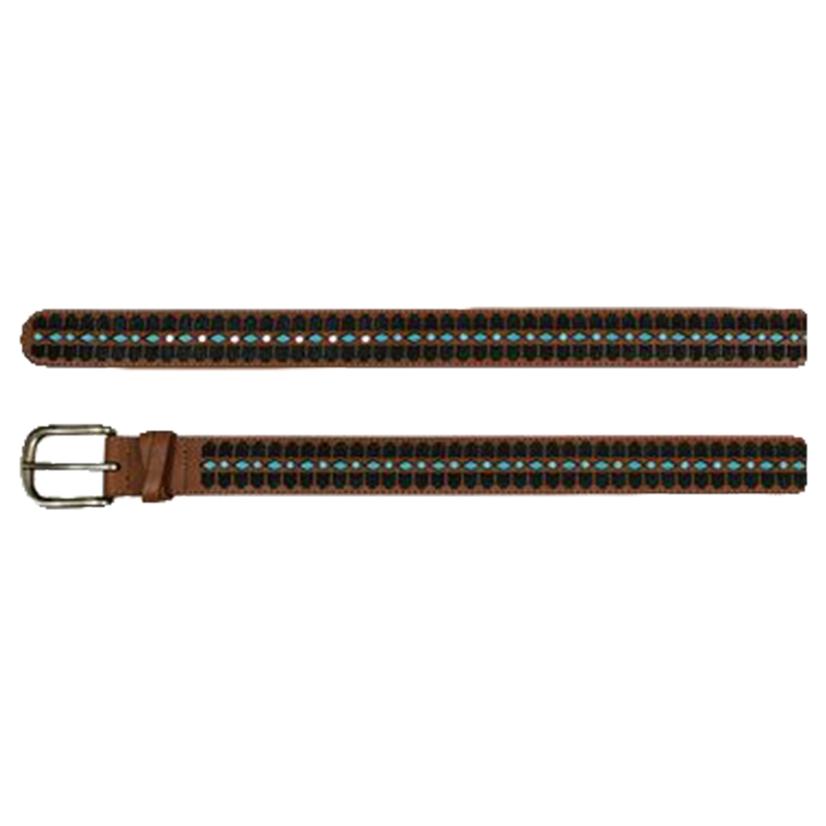  Catchfly Turquoise Accented Women's Brown Belt