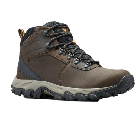 Columbia Newton Ridge Plus II Cordovan and Squash Waterproof Men's Hiking Boots