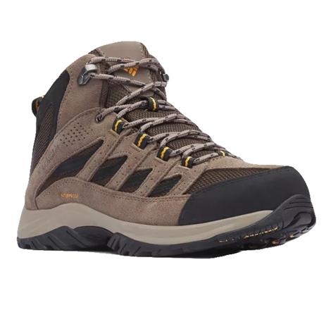 Columbia Crestwood Cordovan and Squash Mid Waterproof Men's Hiking Boots