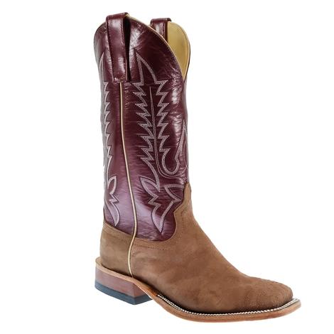 Anderson Bean Kango Tobac Mad Dog Smooth Ostrich Reverse Men's Boots