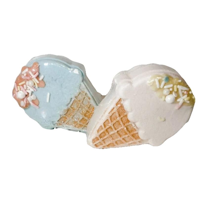  Green Bubble Gorgeous Ice Cream Cone Super Fizzy Bath Bomb