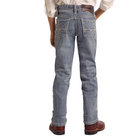 Rock & Roll Cowboy Revolver Slim Fit Boy's Jean