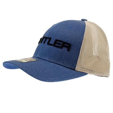 Rattler Rpe 3D Embroided Royal and Heather and Light Grey Meshback Cap